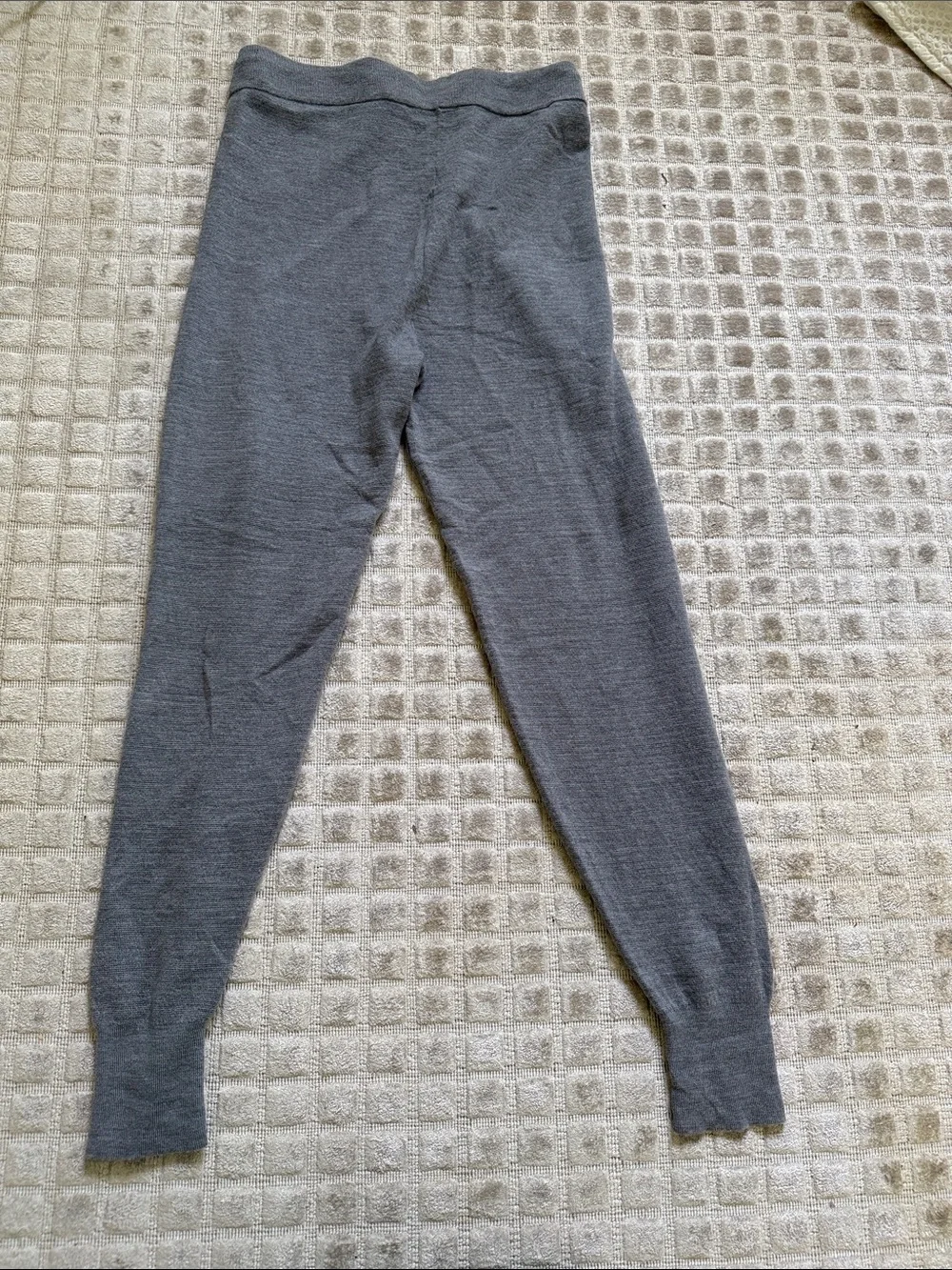 J Crew 100% Merino Wool Women's Gray Jogger Pants Sweatpants S